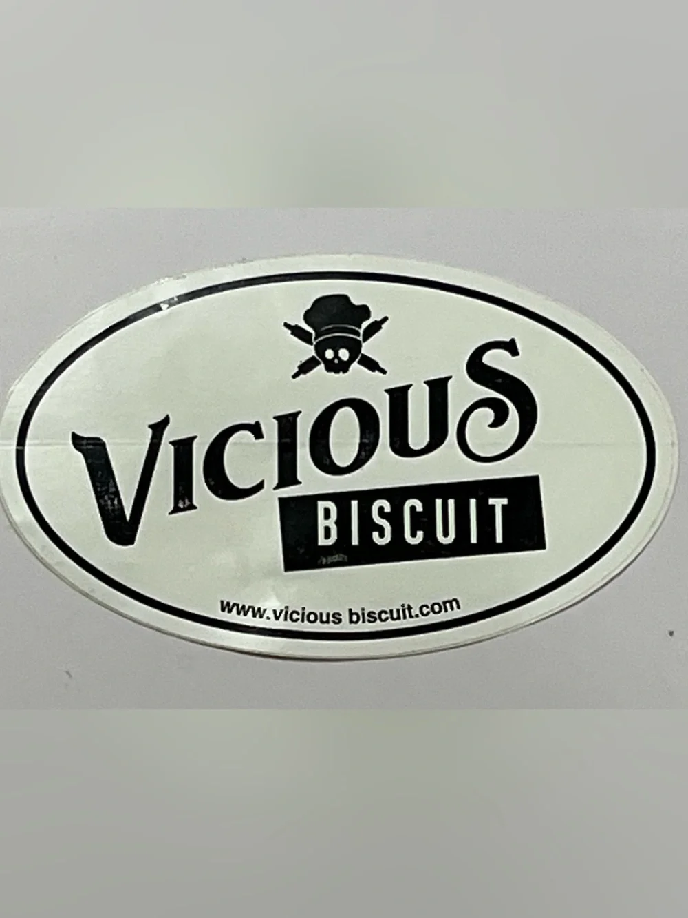 Vicious Biscuit Logo Sticker